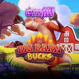 Isang masayang tanawin ng bukid na may mga hayop at reels sa larong Big Barn Bucks
